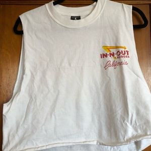 Custom cropped In-n-Out  t-shirt